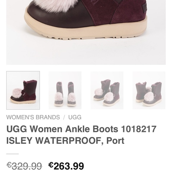 * NEVER BEEN USED * UGG ISLEY WATERPROOF BOOTS - Picture 4 of 5